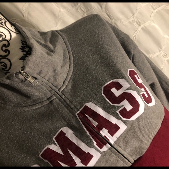 💗 PINK 💗Half-zip💗UMASS💗XS💗 AMHERST💗BOSTON - Picture 12 of 15